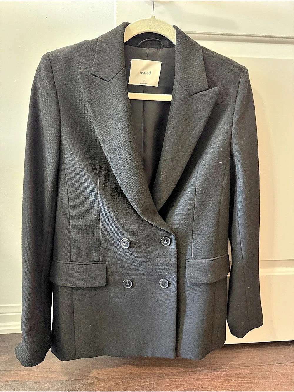 Wilfred Double-Breasted Blazer
